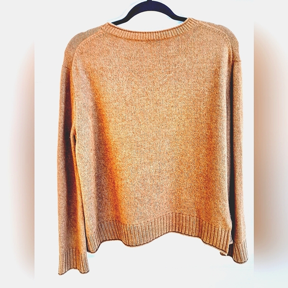 SOLD ELSEWHERJenni Kayne Everyday Wool & Cashmere Blend Sweater Camel Color Sz M - Picture 2 of 4